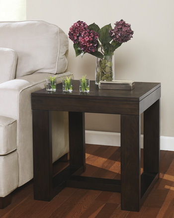 Watson - Dark Brown - Square End Table