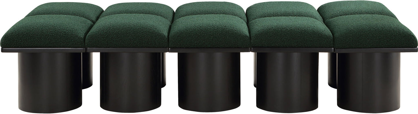 Pavilion - 10 Piece Modular Bench With Black Base