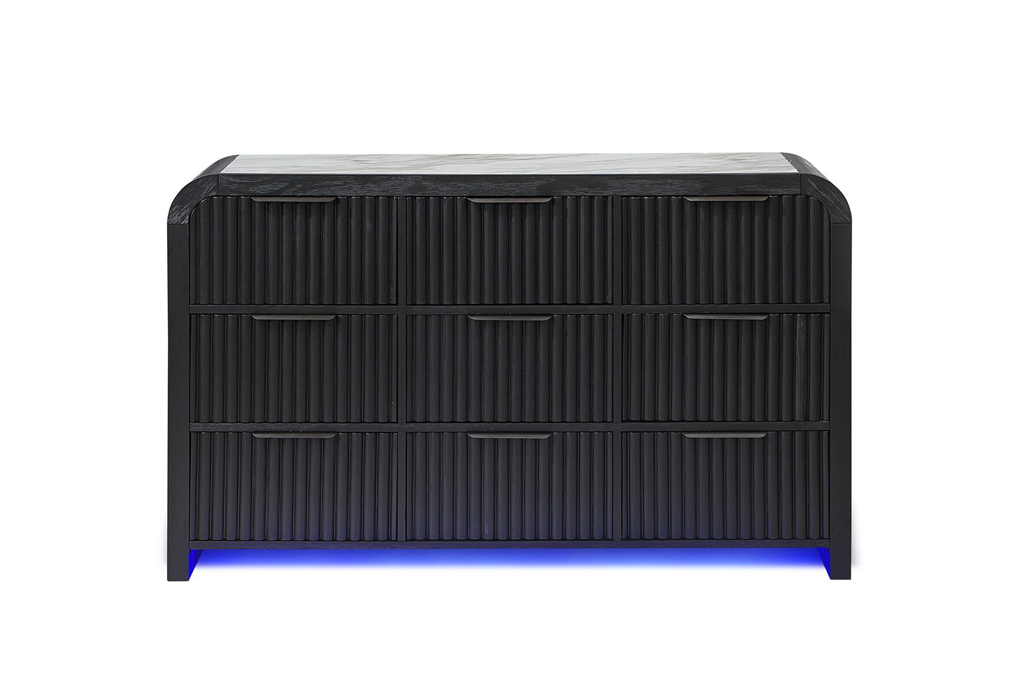 Beckett - 5 Piece King Bedroom Set With Cooler And Speaker - Black