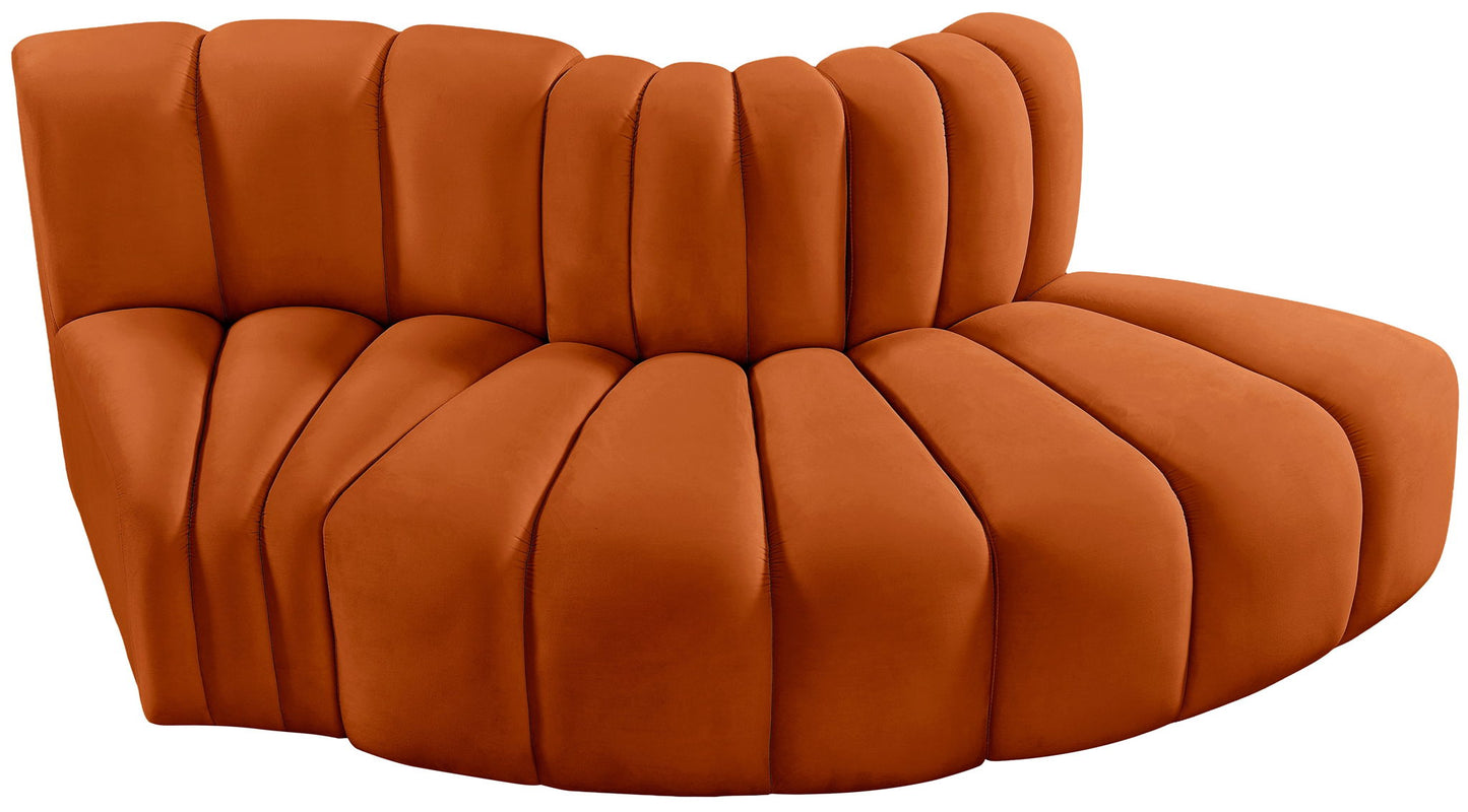 Arc - Velvet 3 Piece Modular Sofa