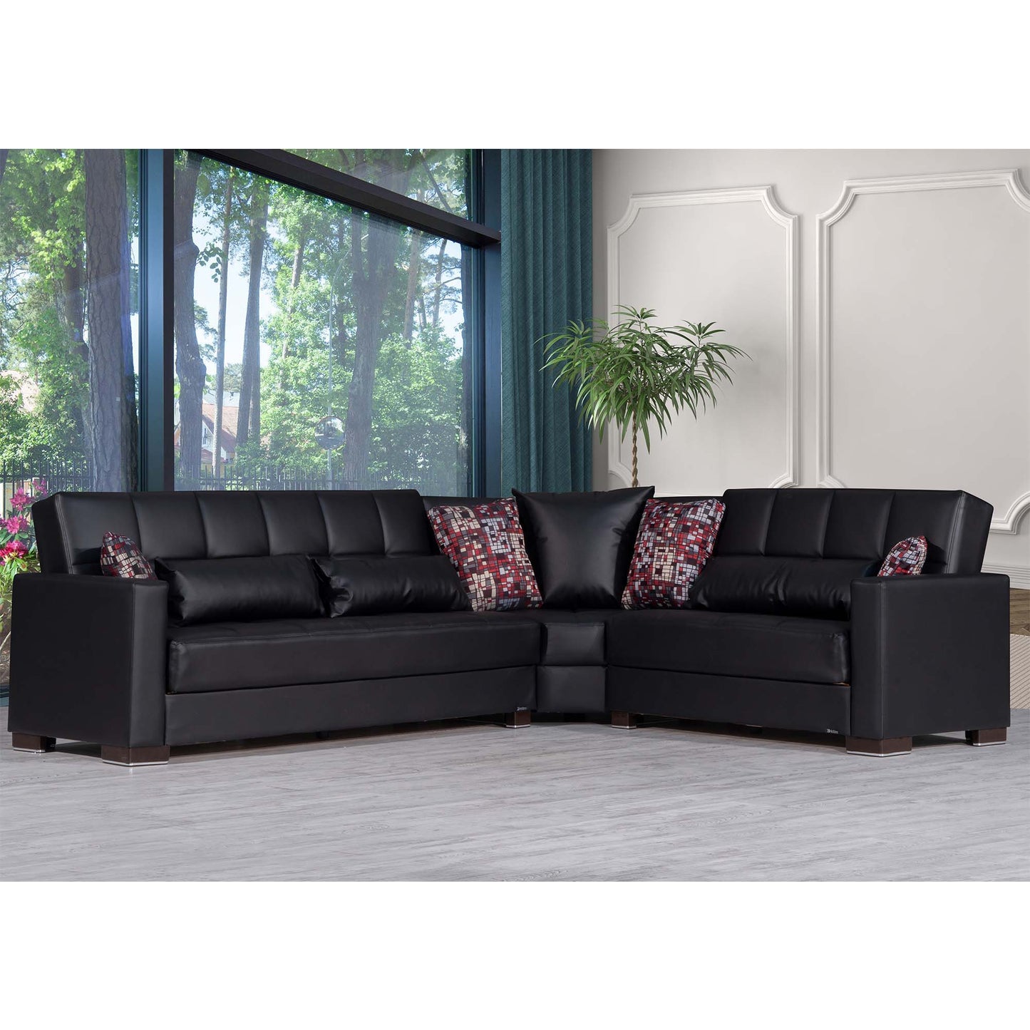 Ottomanson Armada - Upholstered Convertible Sectional With Storage