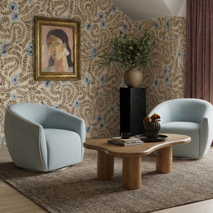 Jordan - Velvet Swivel Chair