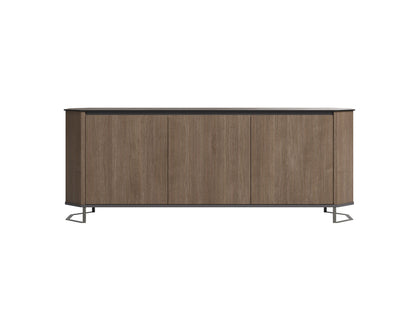 Hexagon - 3 Door Buffet - Dark Brown