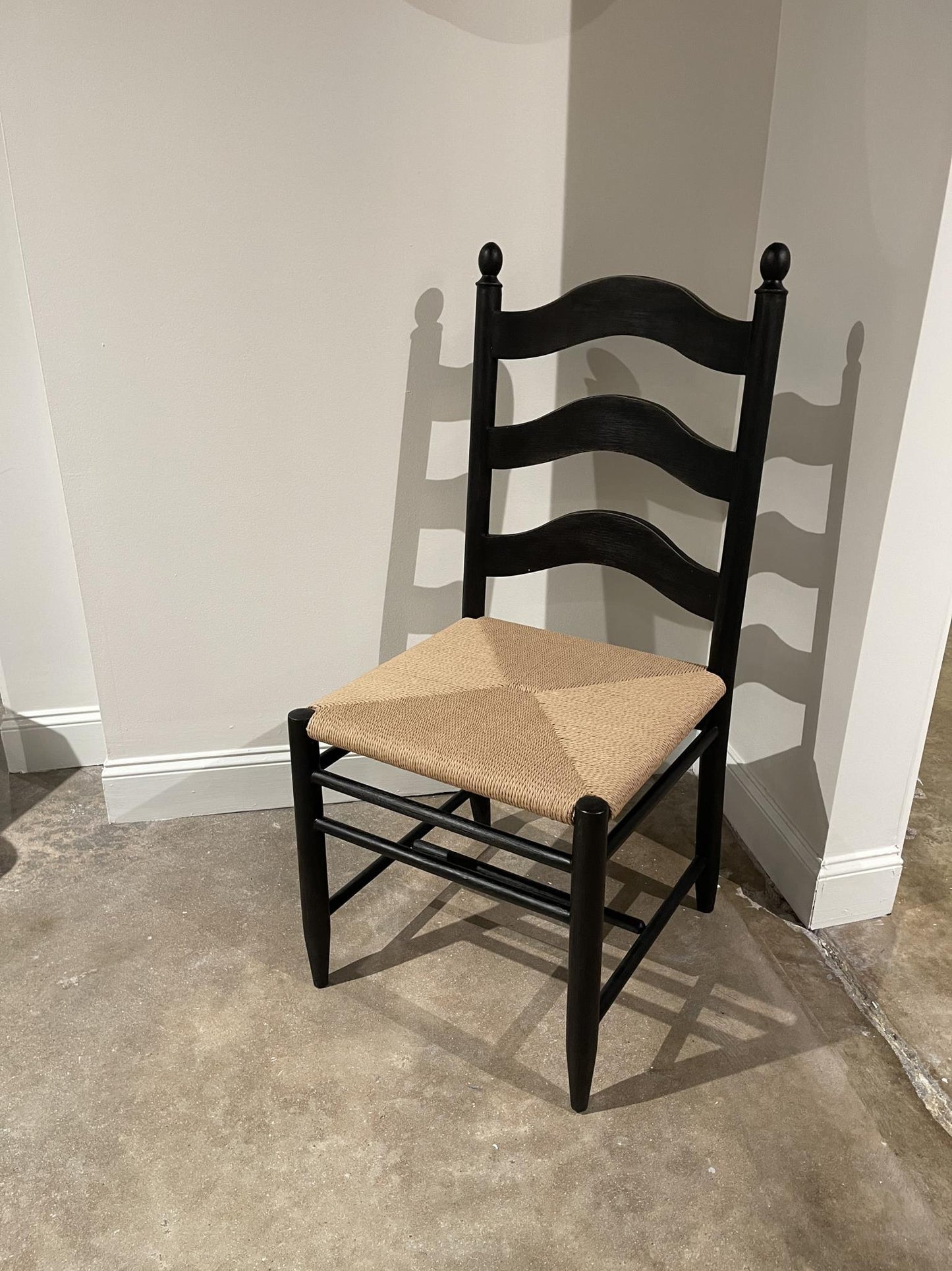 Vintage Market - Rush Seat Ladder Back Side Chair (Set of 2)