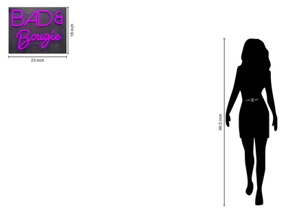 Neon Bad & Bougie - Purple