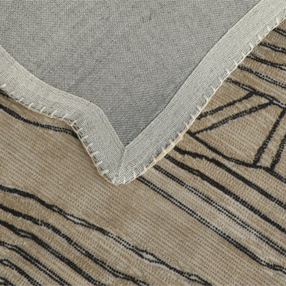 Daphne - 5' x 8' Hand Tufted Wool Area Rug - Natural