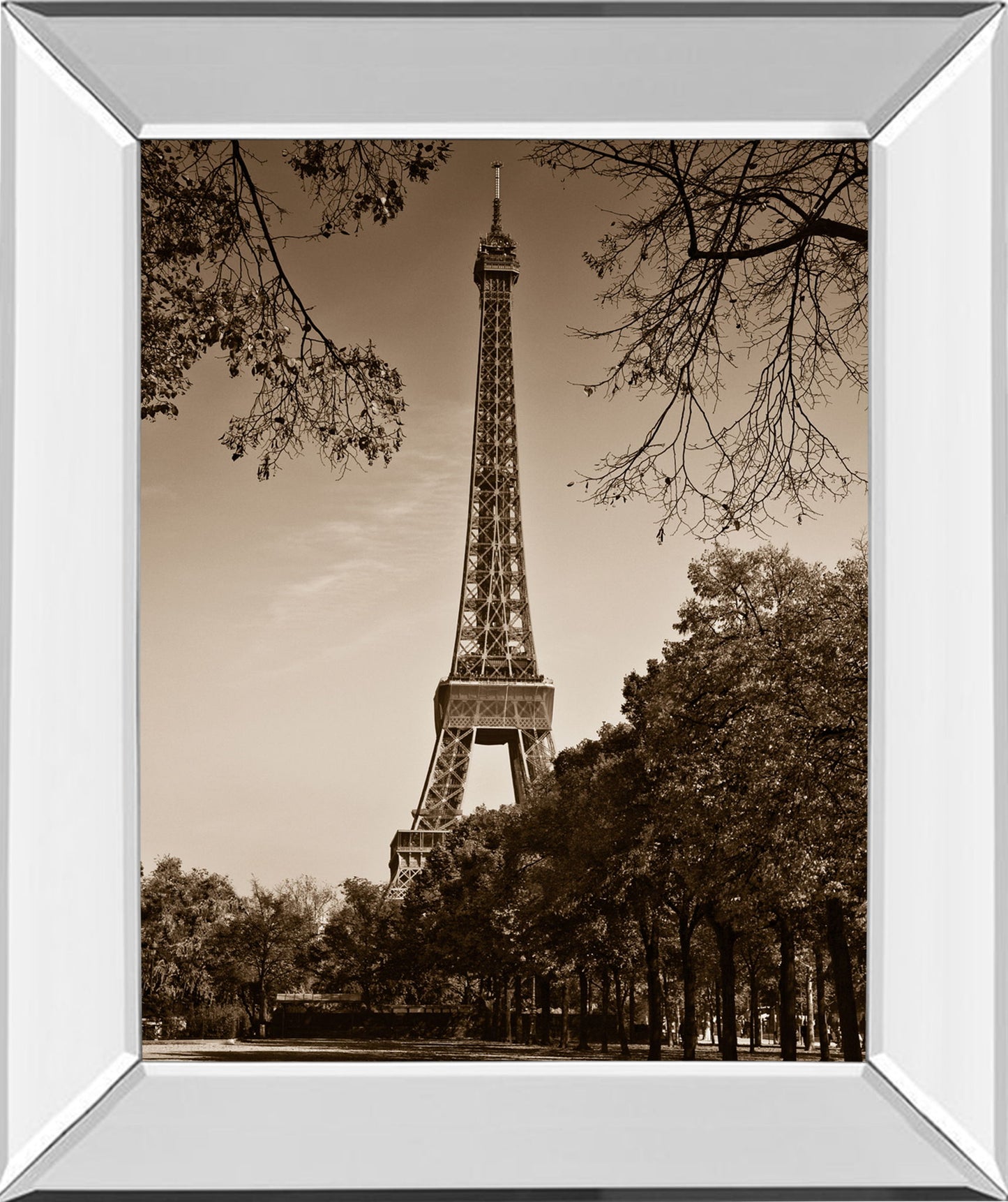 An Afternoon Stroll-pari By Maihara - Mirrored Frame Real Glass - Light Brown