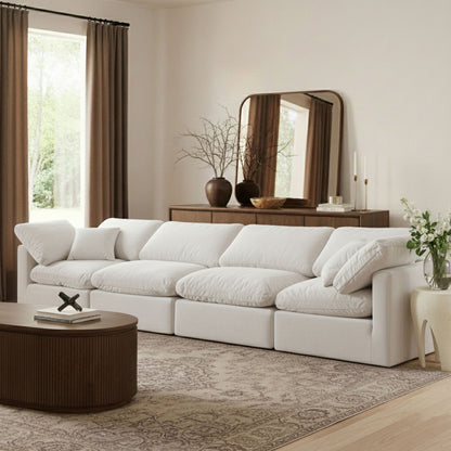 Indulge - Velvet 4 Seat Modular Sofa