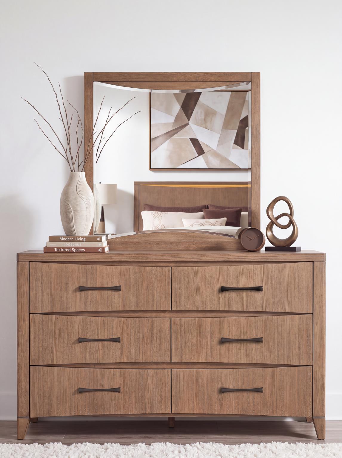 Horizons - Mirror (Beveled) - Tweed