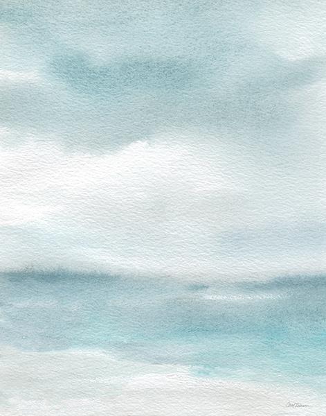 Seaside Sanctuary I By Carol Robinson (Framed Small) - Light Blue