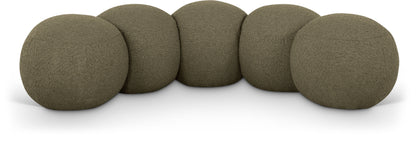 Apollo - Boucle Fabric Bench