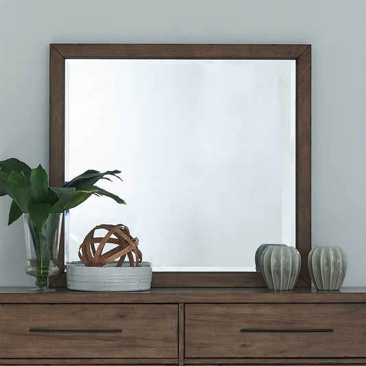Shaker Lakes - Landscape Mirror - Harvest Brown