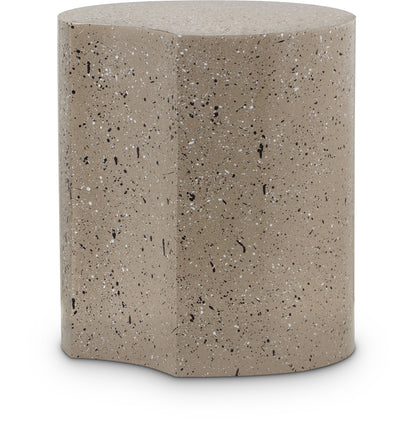 Dimple - End Table - Terazzo Finish