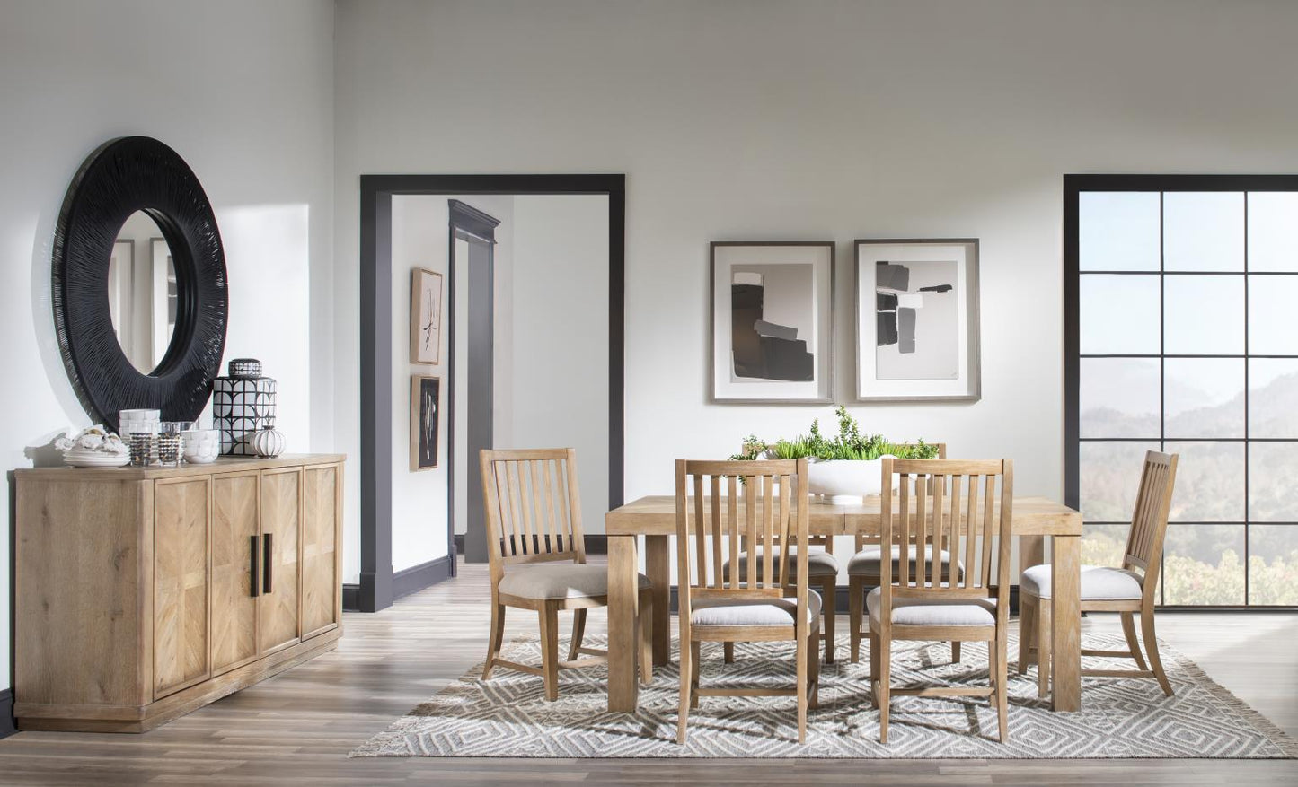 Torrance - Slat Back Dining Chair (Set of 2) - Aged Driftwood