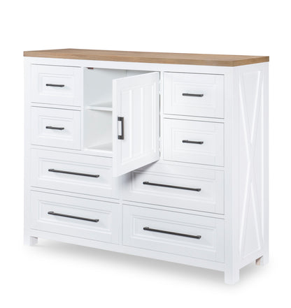 Franklin - Bureau Chest - White