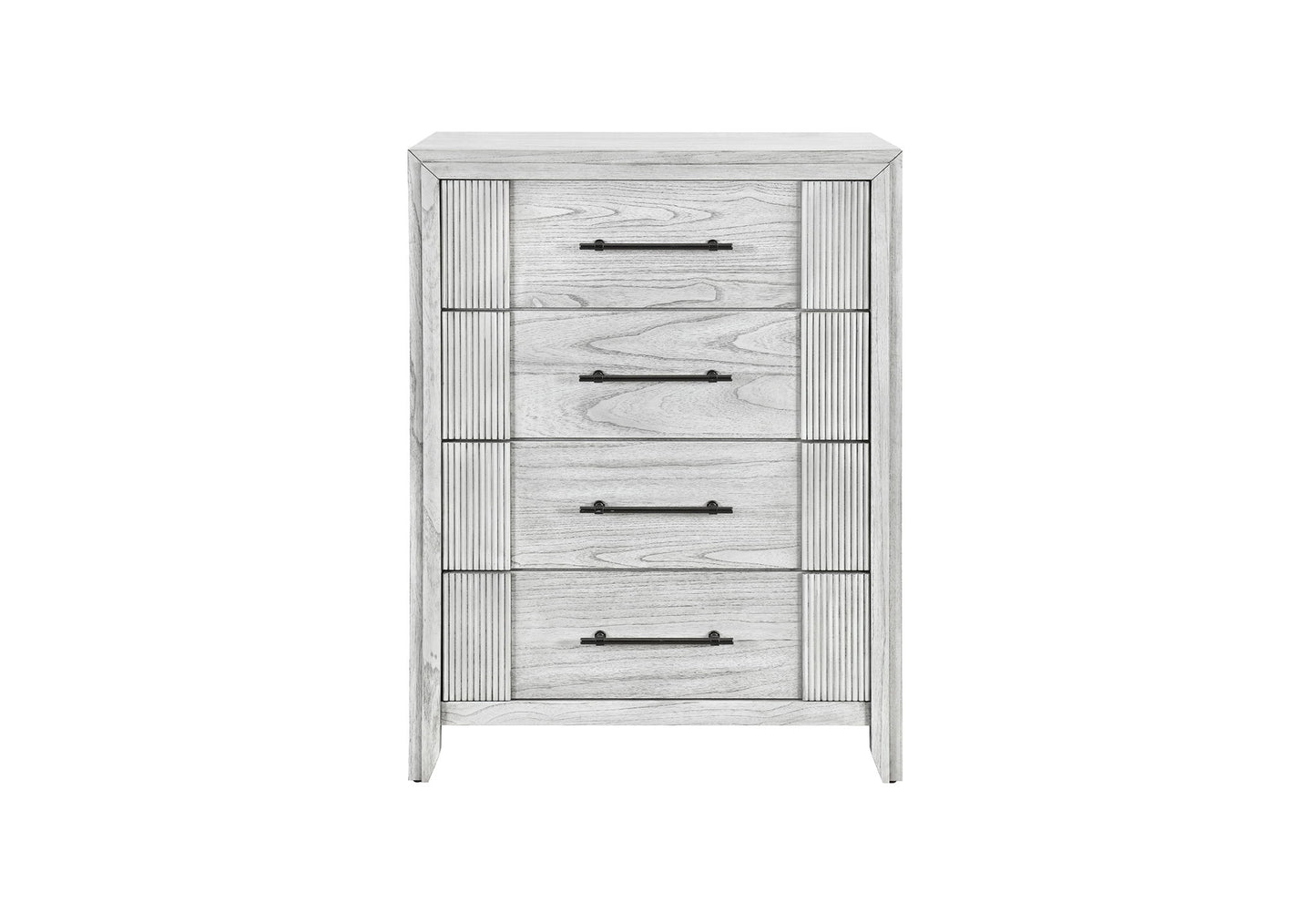 Elsie - 5 Piece Queen Bedroom Set - Light Gray