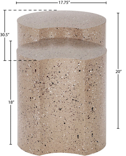 Dimple - Modular End Table - Terazzo Finish