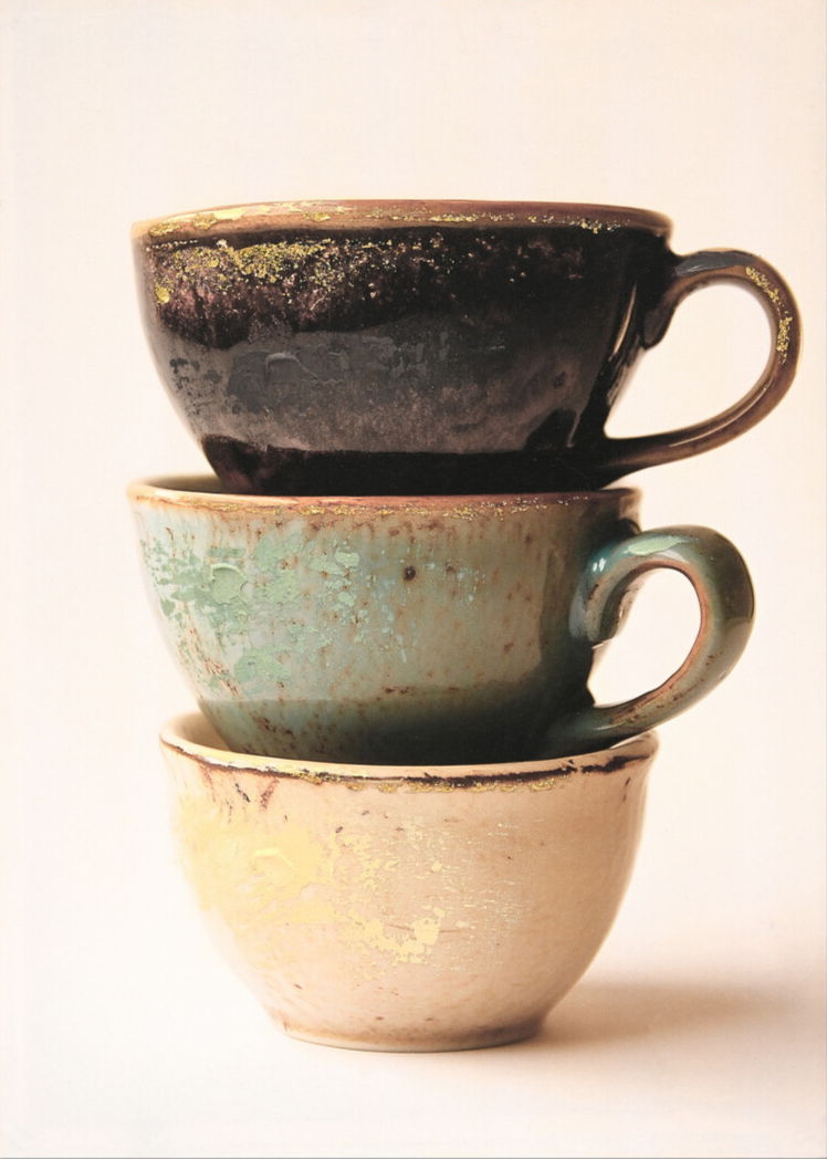 "Rustic Harmony II" Canvas With Glitter - Beige