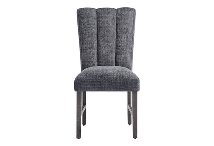 D5473 - 7 Piece Dining Room Set (Bar Table And 6 Bar Stools) - Black / Gray