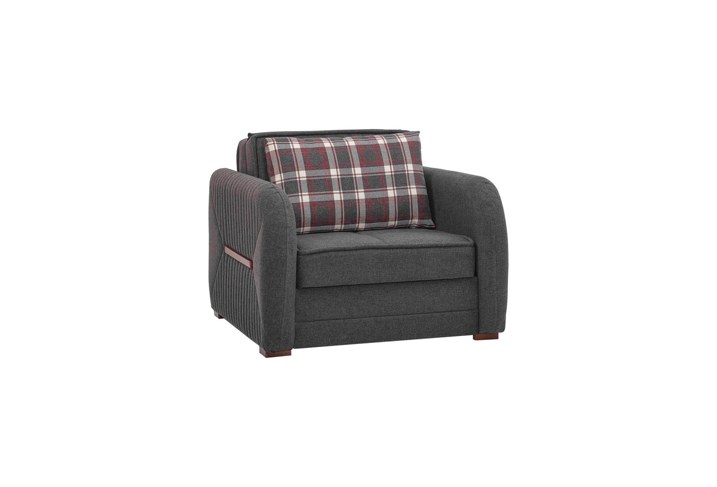 Ottomanson Speedy - Upholstered Convertible Armchair With Storage