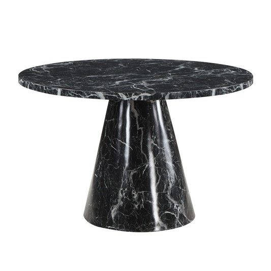 Hollis - Dining Table With Engineered Stone Top - Engineered Stone
