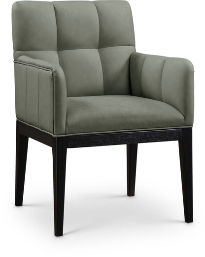 Adrian - Dining Arm Chair (Set of 2) - Black Legs