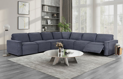 U8177 - Power Sectional (Large Sectional) - Charcoal