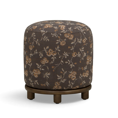 Bisou - Floral Jacquard Ottoman