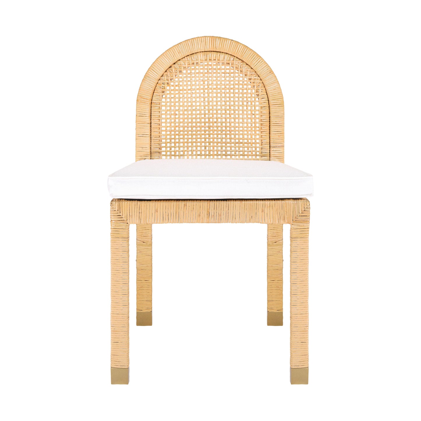 Amara - Rattan Arched Back Dining Chair - Natural