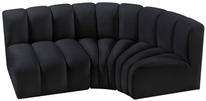 Arc - Velvet 3 Piece Sofa