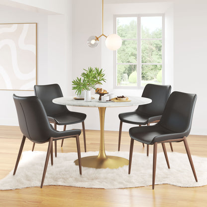 Magnus - Dining Chair - Black / Walnut