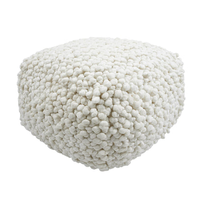 Cathy - Woven Pouf - Cream