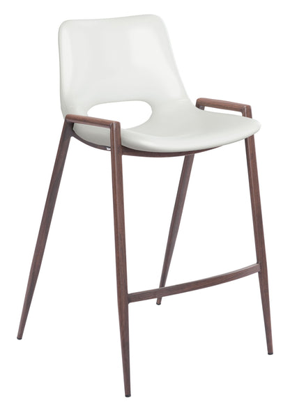 Desi - Counter Stool With Walnut Legs (Set of 2)