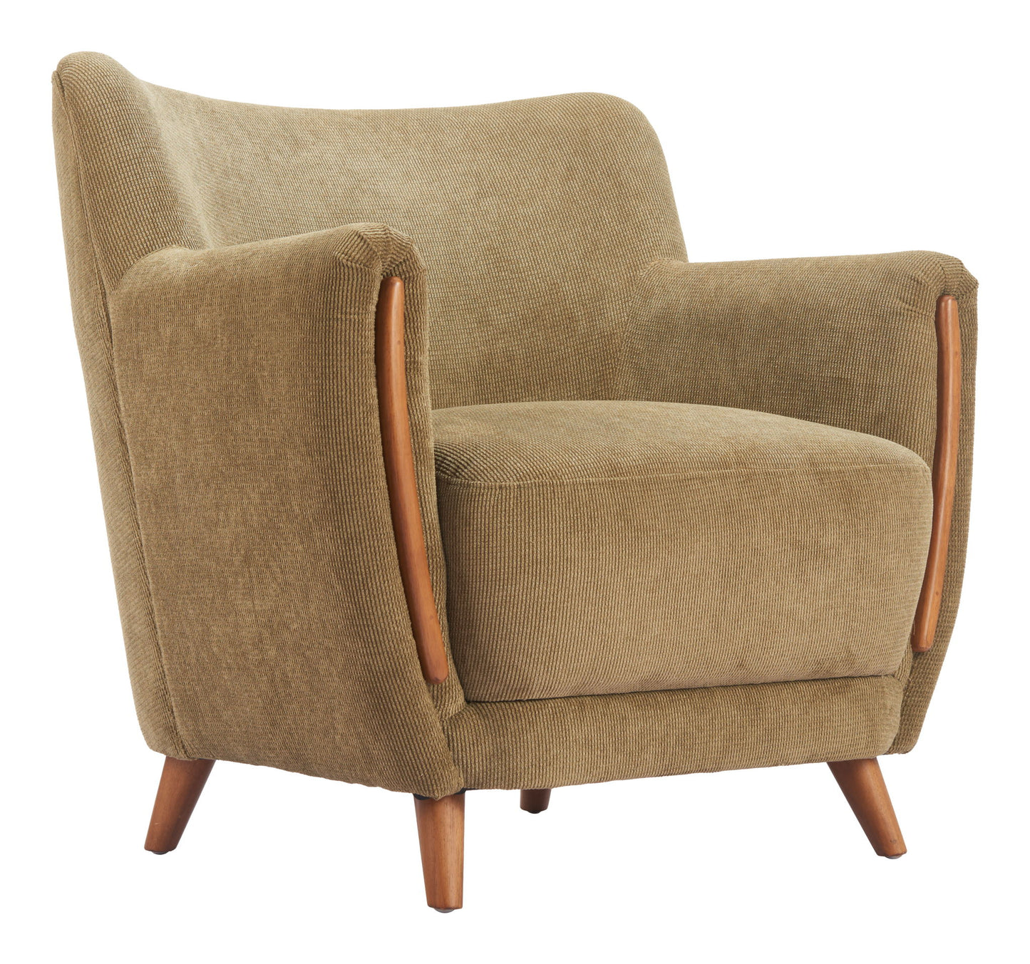 Hako - Accent Chair - Olive Green