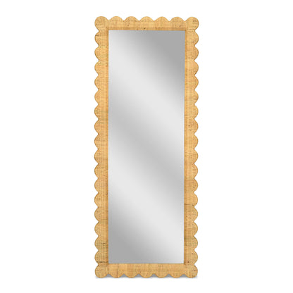 Bama - Rattan Long Wall Mirror - Natural