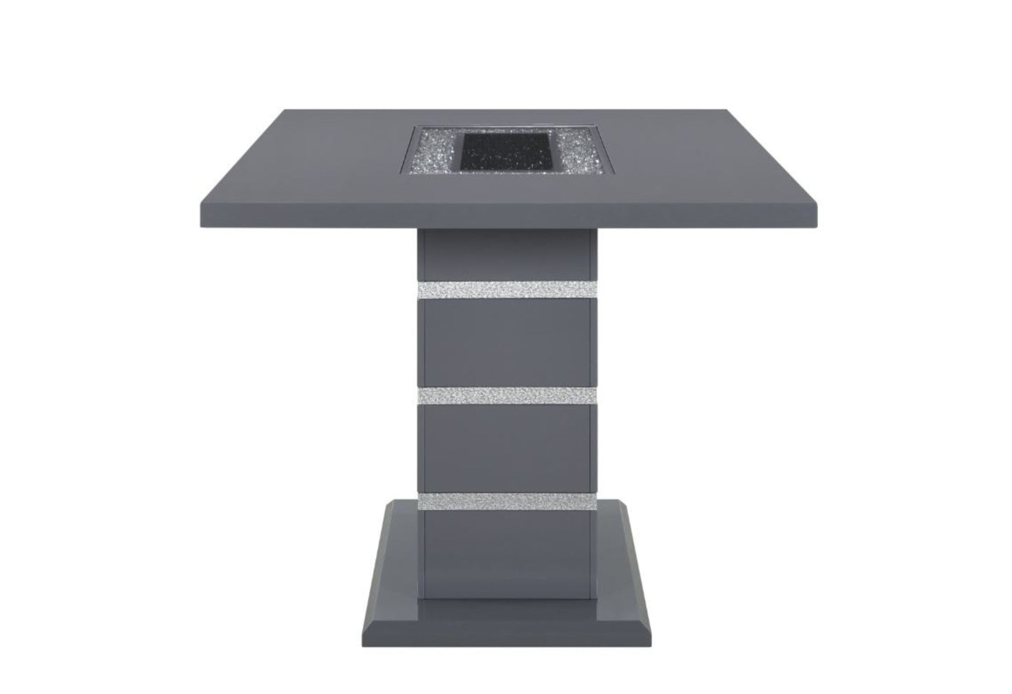 Monaco - Rectangular Bar Table - Dark Gray