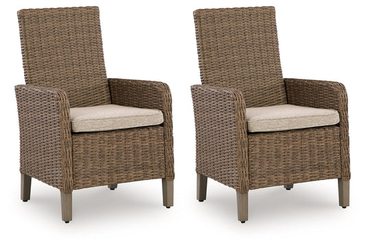 Laguna Heights - Arm Chair With Cushion (Set of 2) - Beige
