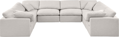 Indulge - Linen 8 Piece Modular Sectional