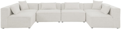 Cube - Modular Sectional 6 Piece - Cream