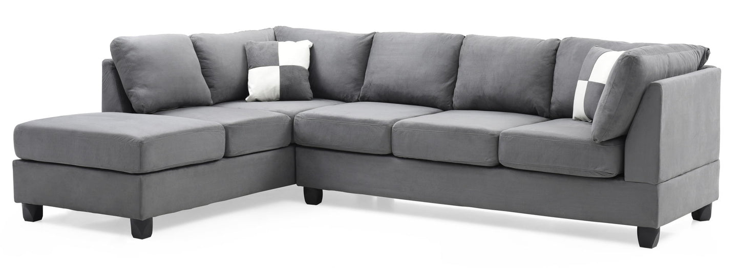 Glory Furniture - Malone - Fabric Sectional