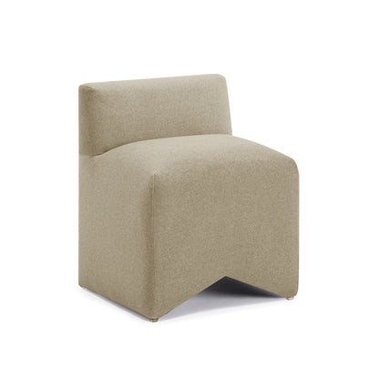 Pippa - Mohair Stool - Taupe