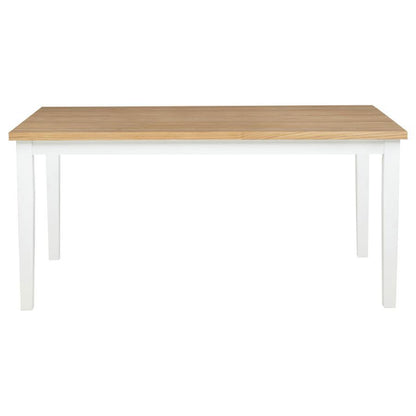 Andrews - 66" Rectangular Dining Table - Light Ash And White