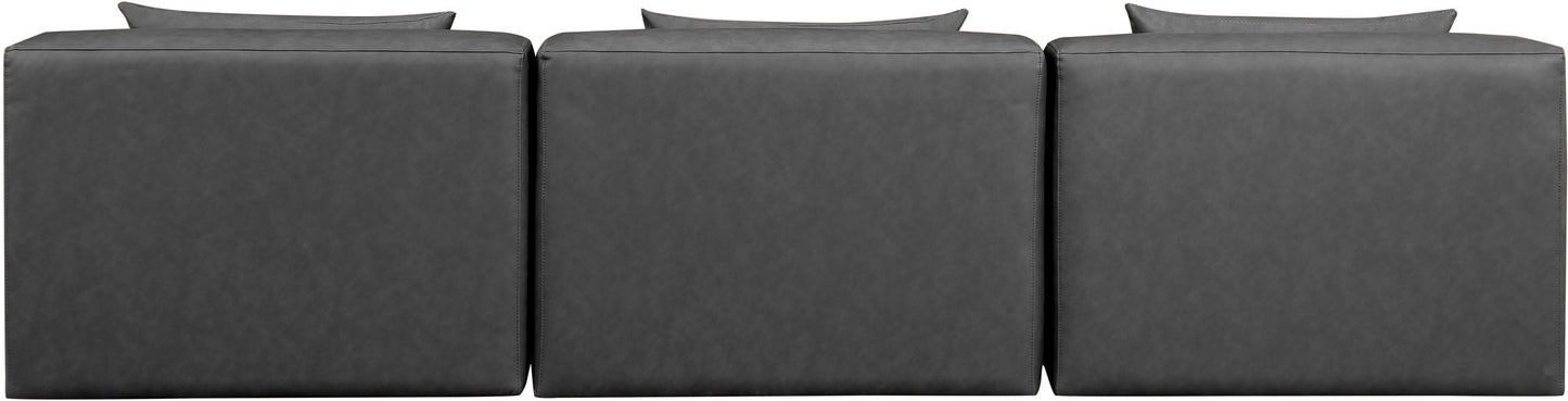 Cube - Modular 3 Seat Armless Sofa
