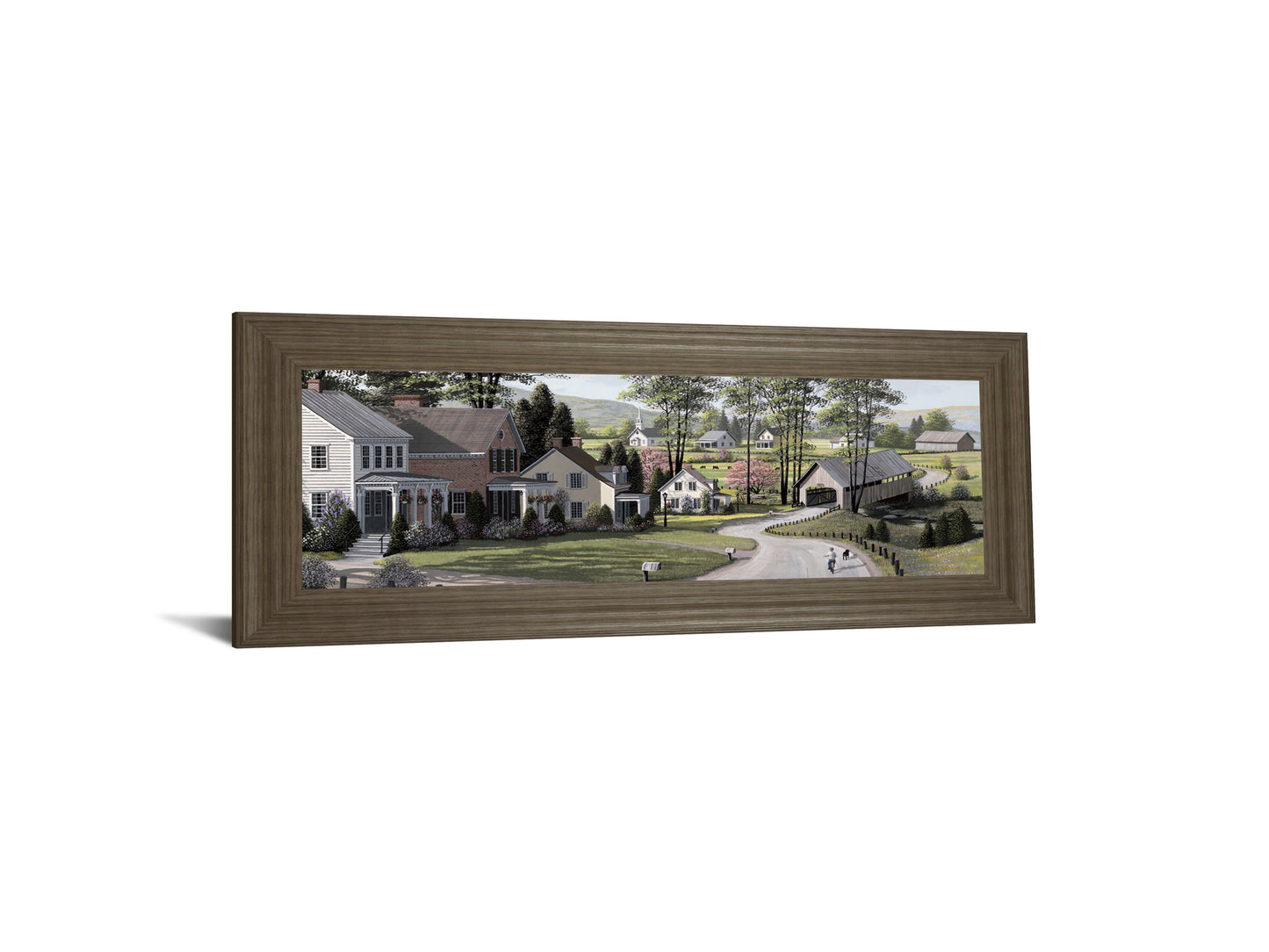 The Covered Bridge By Saunders B. - Green