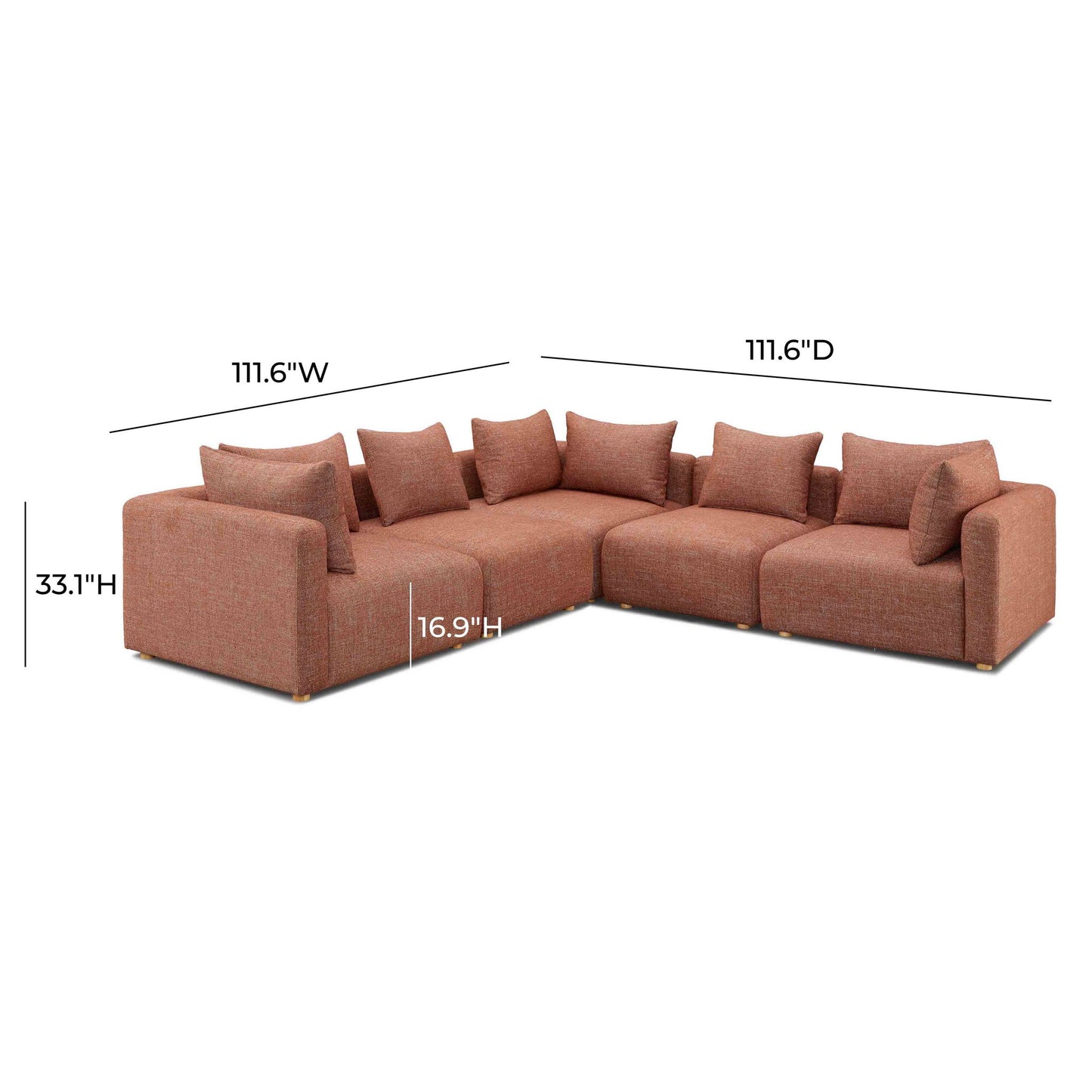 Hangover - 5-Piece Modular L-Sectional
