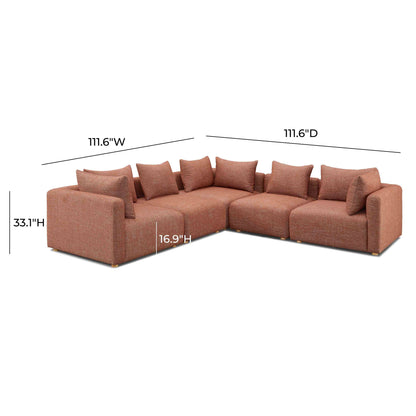 Hangover - 5-Piece Modular L-Sectional