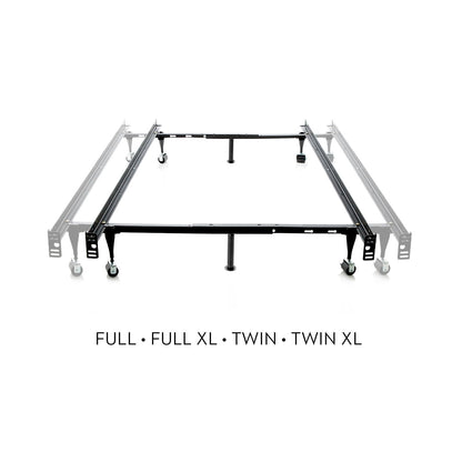Twin Over Full Adjustable Bed Frame - Glides