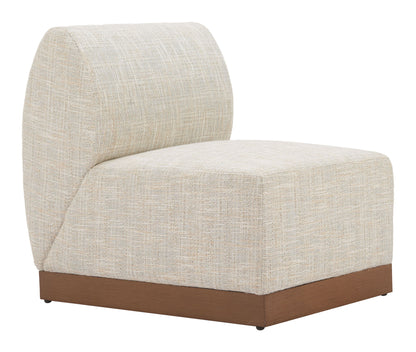 Christy - Armless Chair - Beige