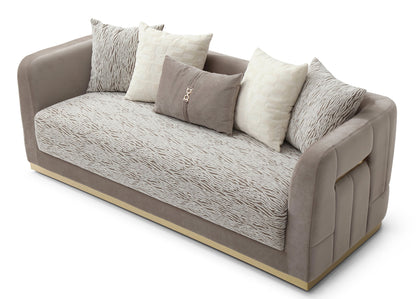Lexington - Sofa - Brown / Light Beige