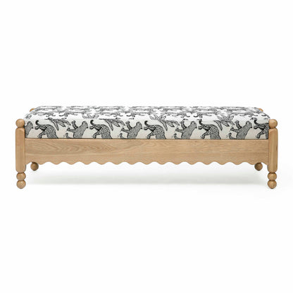 Thelma - Leopard Jacquard Bench